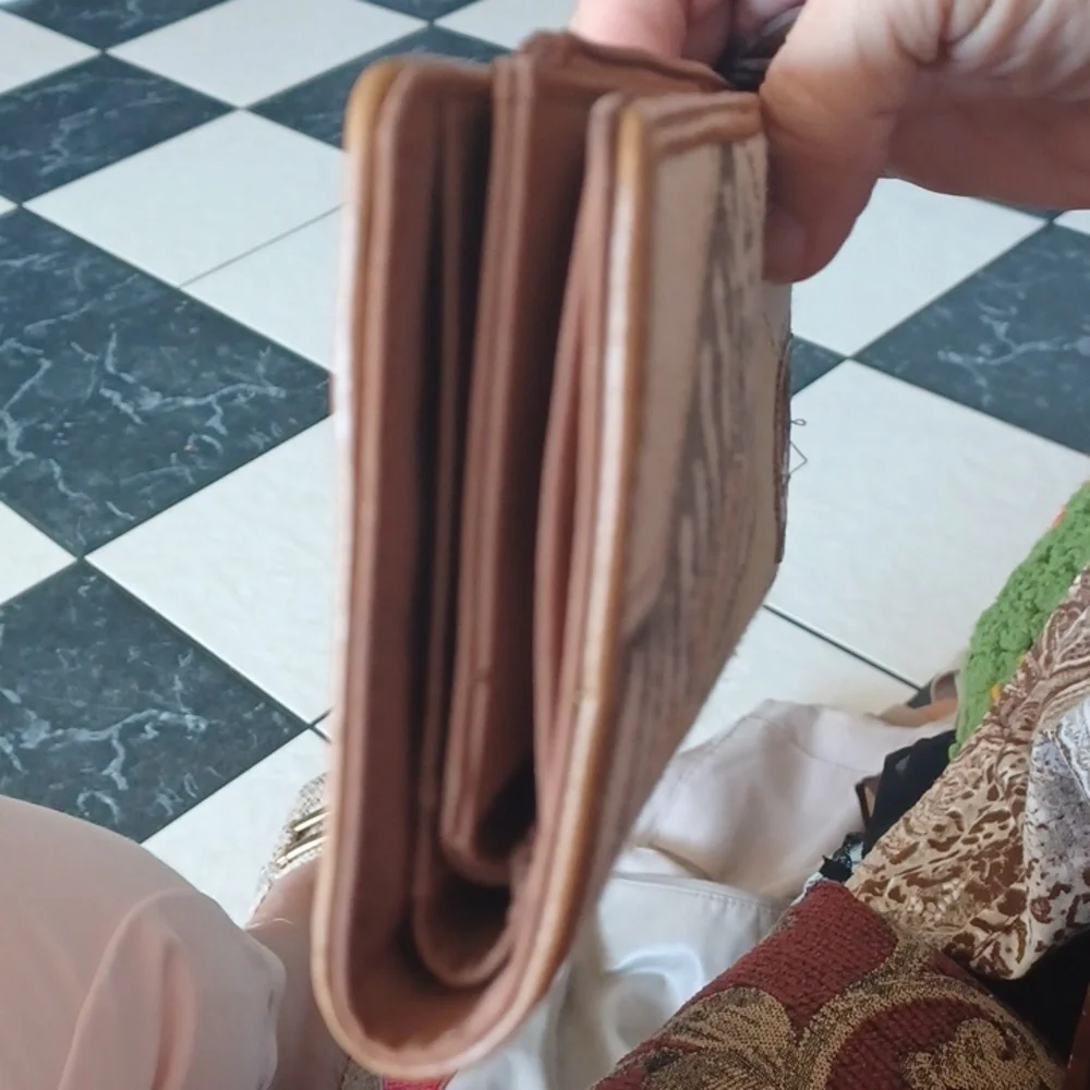 Relic Wallet, Tan Weave, Zebra, Leaf, 7x4